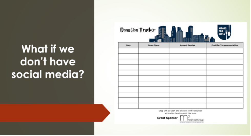 Donation tracker