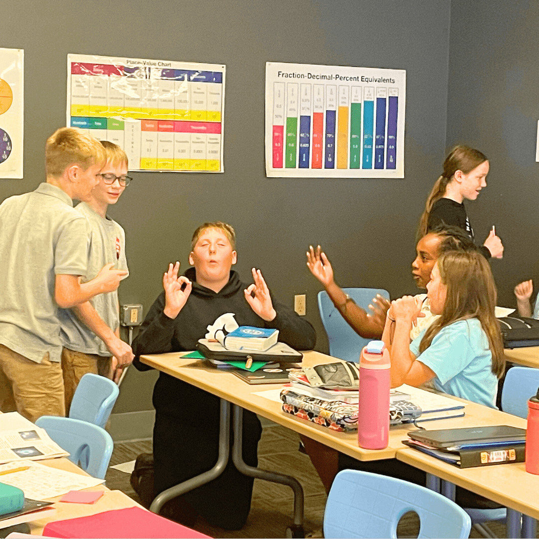 Bible class in middle school
